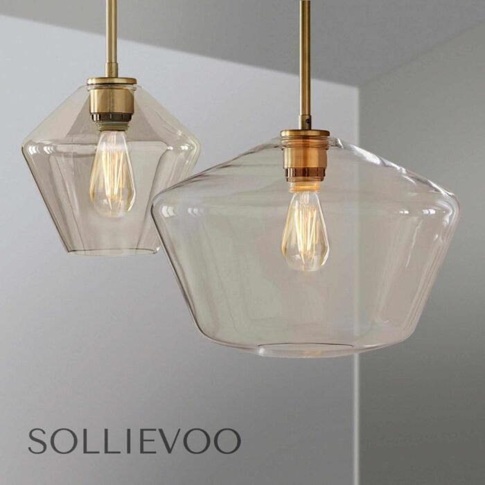 Hanglamp Goud Cognac Mari - Afbeelding 3