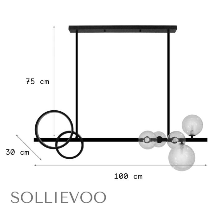 Hanglamp Zwart Vidro - Afbeelding 7