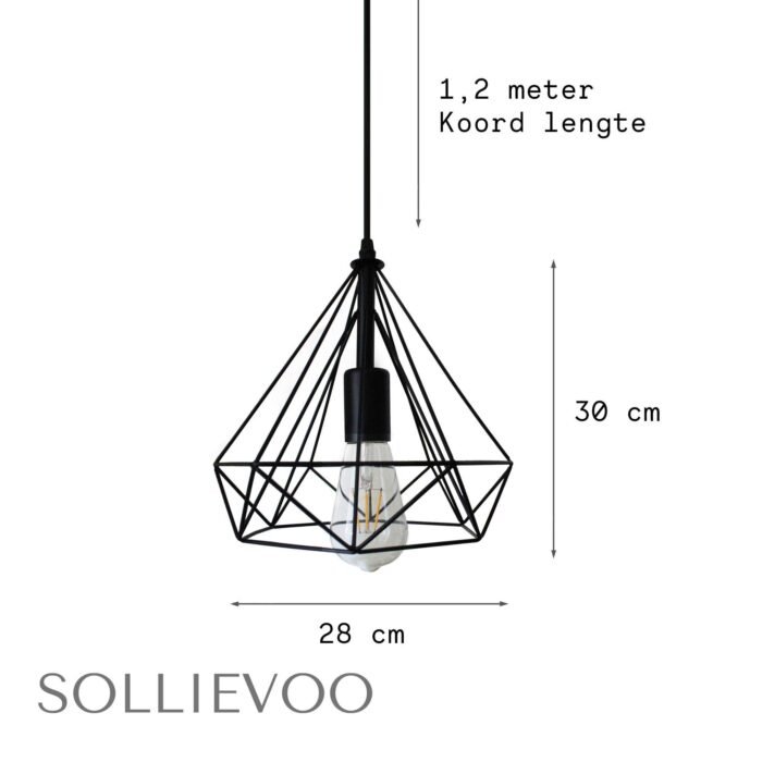 Hanglamp Zwart Retro Sem - Afbeelding 7